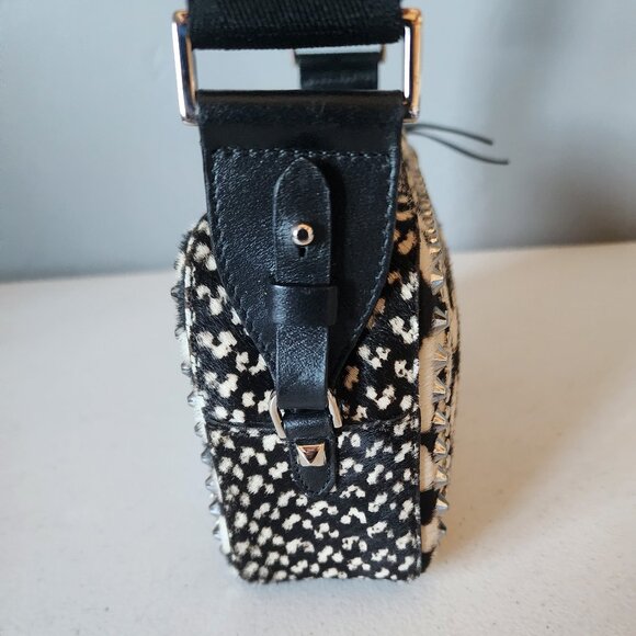 Jimmy Choo Studded Calf Hair Camera Bag "EUC" - Picture 9 of 16